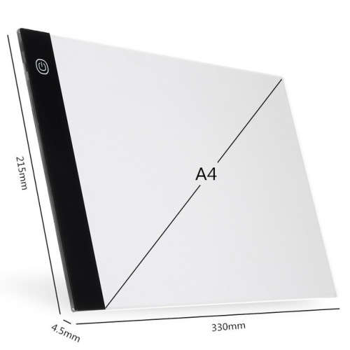 A4 12 Inch Artist Drawing Boards Dimming Art craft Tracing Light Box