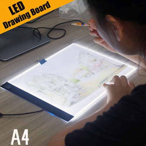 A4 12 Inch Artist Drawing Boards Dimming Art craft Tracing Light Box