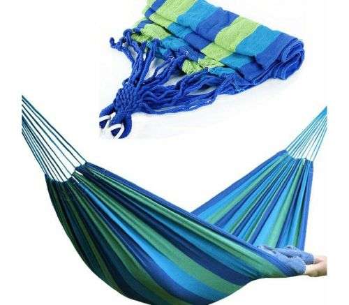 Cotton Heavy Hammock-Blue