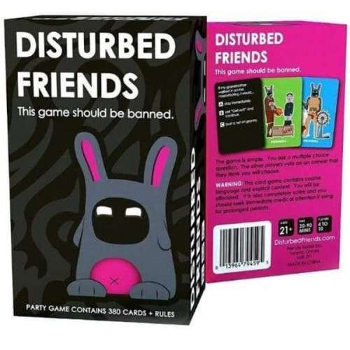 Card Game Disturbed Friends Party Game 
