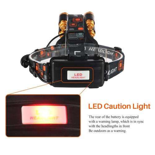 Five Light Source Zoom Headlamp