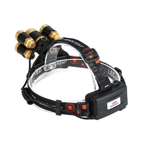Five Light Source Zoom Headlamp