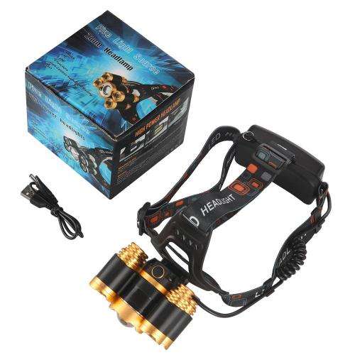 Five Light Source Zoom Headlamp