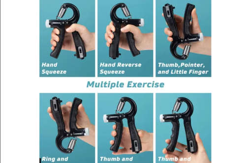 Grip Strength Trainer Workout Kit Grip Training Kit (5 Pack)