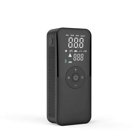 Digital Display Power Bank Inflate Pump Led Light Air Compressor