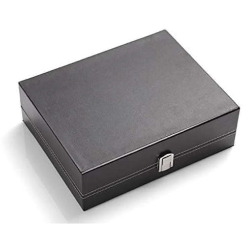 10 Slot PU Leather Watch Collector Display