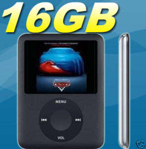 16GB TFT LCD MP3 MP4 VIDEO FM RADIO PLAYER