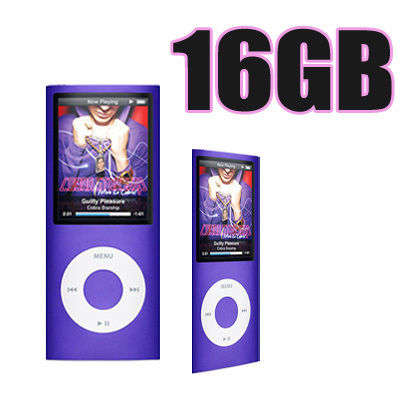 MP3/MP4 FM Radio 1.8 LCD 4th Media player 16GB