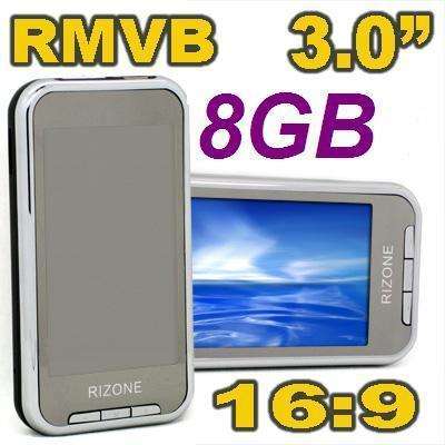 MP3 MP4 Touch Screen OGG RMVB Player RIZONE 8GB