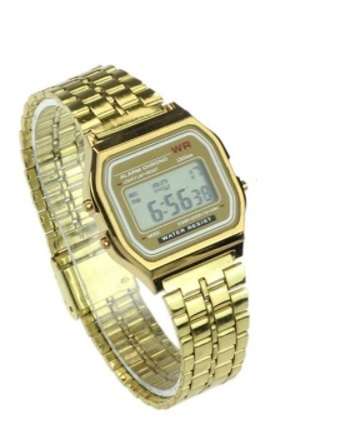 Gold Retro Classic Digital watch