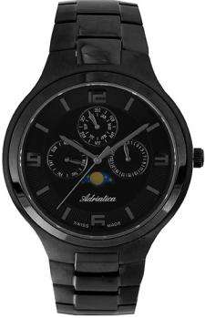 Adriatica Swiss Made Mens Date, Day of week, Month, Moon phases Watch