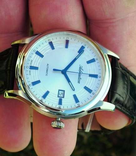 100% SWISS Made ADRIATICA, Classic AUTOMATIC S/Steel Mens Date Watch