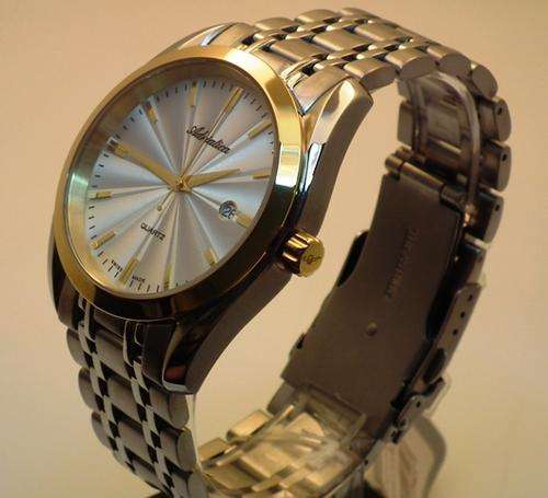 100% SWISS Made ADRIATICA, S/Steel Mens Date Watch