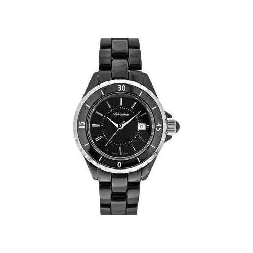 Adriatica Swiss Made Womens Ceramic Date Watch