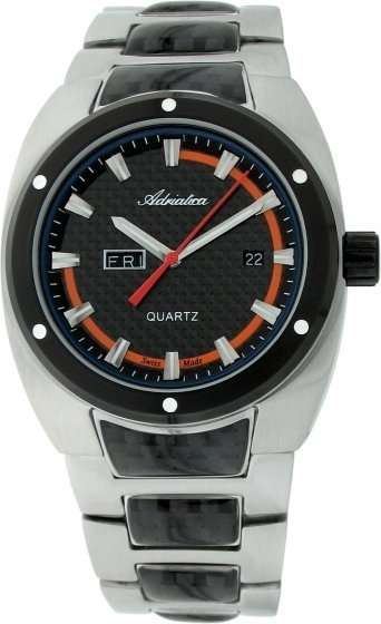 Adriatica Swiss Made Mens Day, Date Watch