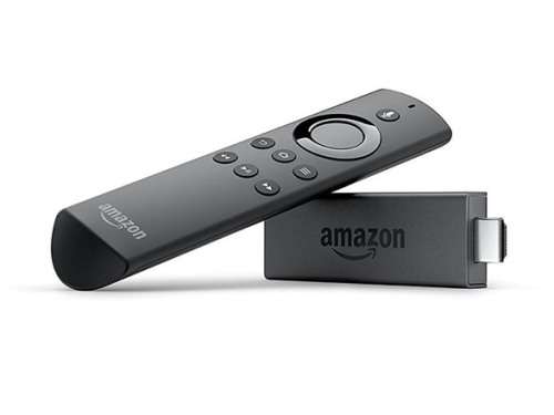 Amazon Refurbished: Fire TV Stick with Alexa Voice Remote (with no TV controls), HD streaming