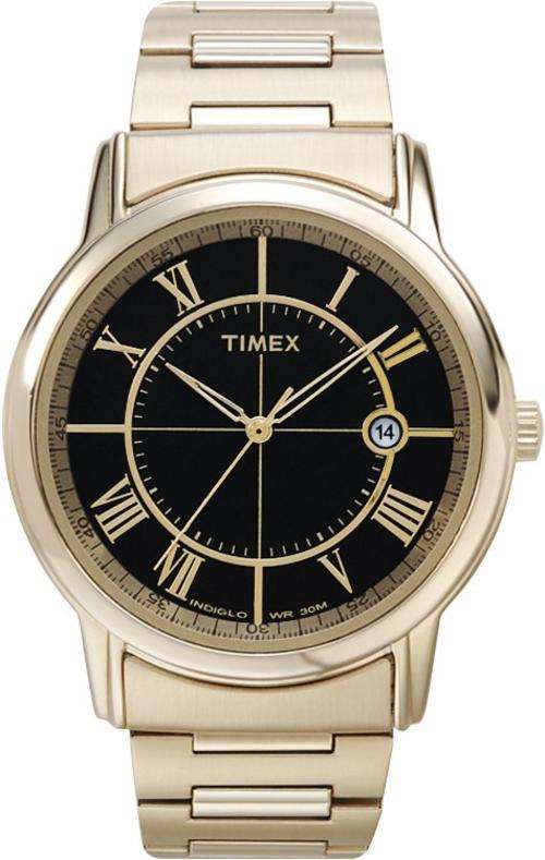 TIMEX....Mens Classic Expansion Band Goldtone Indiglo Dress Watch.. BRAND NEW!!!