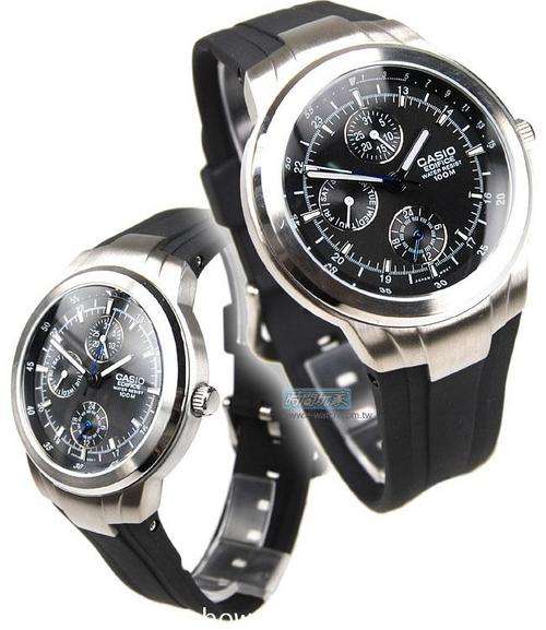 CASIO Men's EF305-1AV Multi-Dial Analog Watch