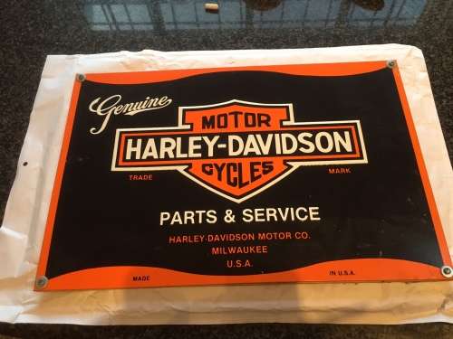Harley Davidson sign