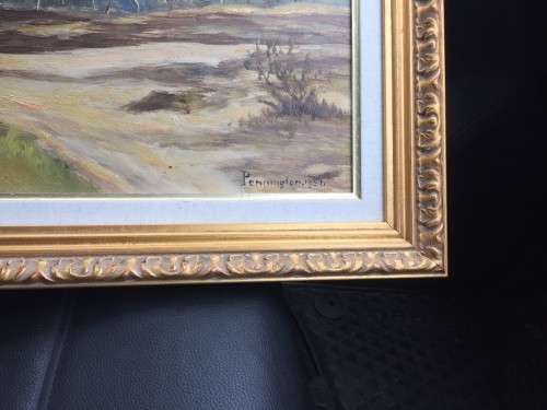 REG PENNINGTON, VIBRANT LANDSCAPE, SIGNED IN 1956