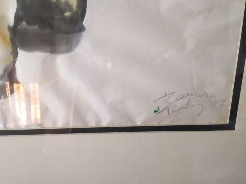 LARGE BEEZY BAILEY `UNTITLED` WATER COLOUR