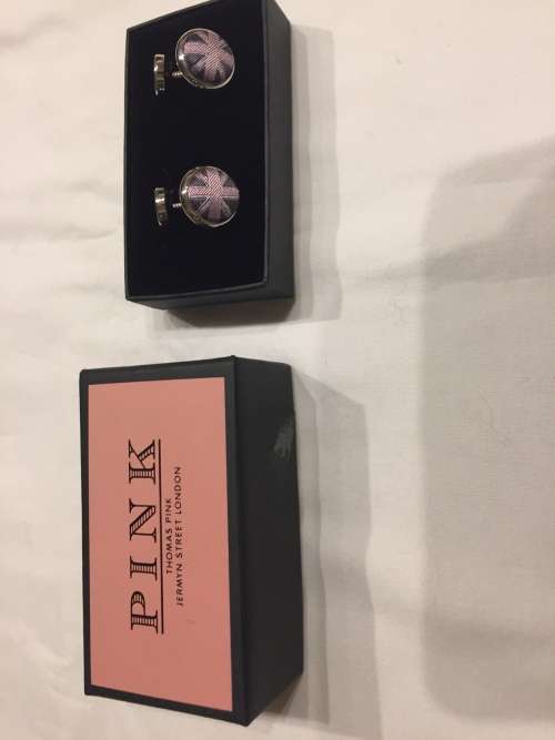 THOMAS PINK "UNION JACK CUFFLINKS" UNWANTED GIFT STILL IN BOX