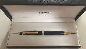 MONT BLANC MEISTERSTUCK BALLPOINT PEN IN BOX WITH NEW REFILL - EXCELLENT CONDITION