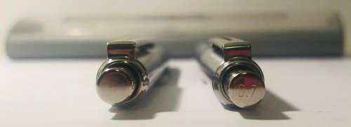 SHEAFFER SENTINEL BLUE BALLPOINT PEN AND 0.7 PENCIL WITH CHROME TRIM IN ORIGINAL BOX