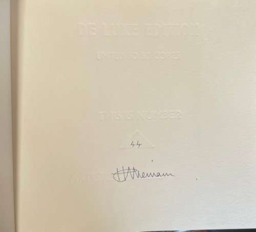 SIGNED!! DELUXE EDITION `NIEMAN CREATIVE SPIRIT AUTOBIOGRAPHY`, NUMBERED 44/50