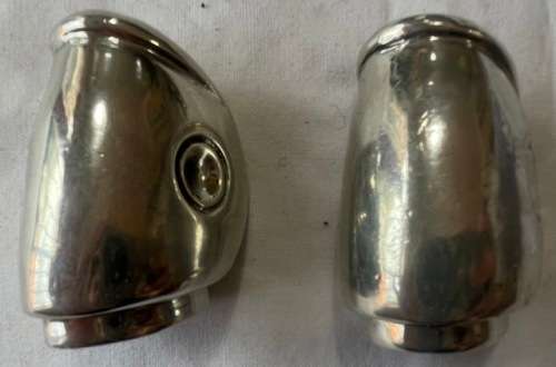 CARROL BOYES SILVER SET OF SALT AND PEPPER SHAKERS UNUSED