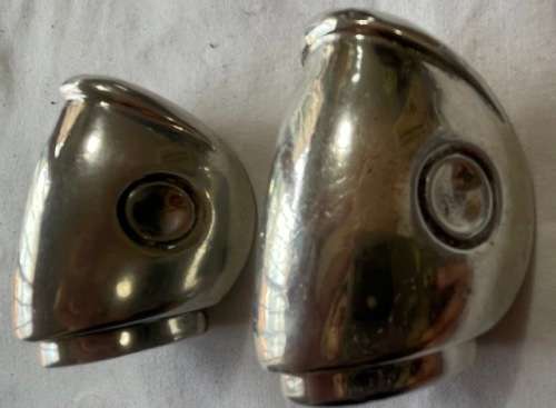 CARROL BOYES SILVER SET OF SALT AND PEPPER SHAKERS UNUSED