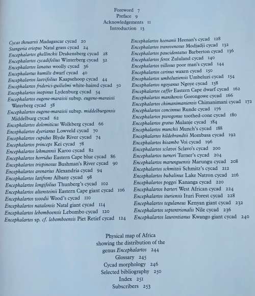 `CYCADS OF AFRICA` BY DOUGLAS GOODE, LEATHER BOUND