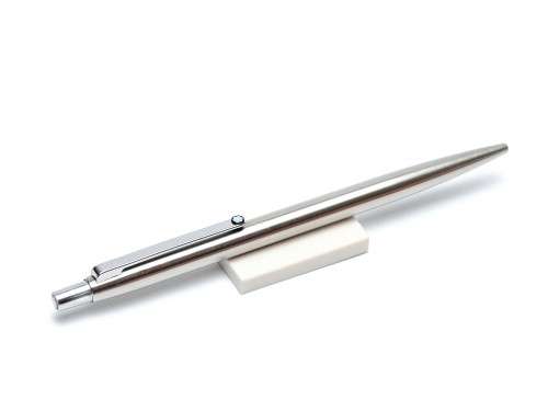 MONT BLANC SILVER NOBLESSE SLIMLINE BALLPOINT PEN IN EXCELLENT CONDITION WITH WORKING REFILL