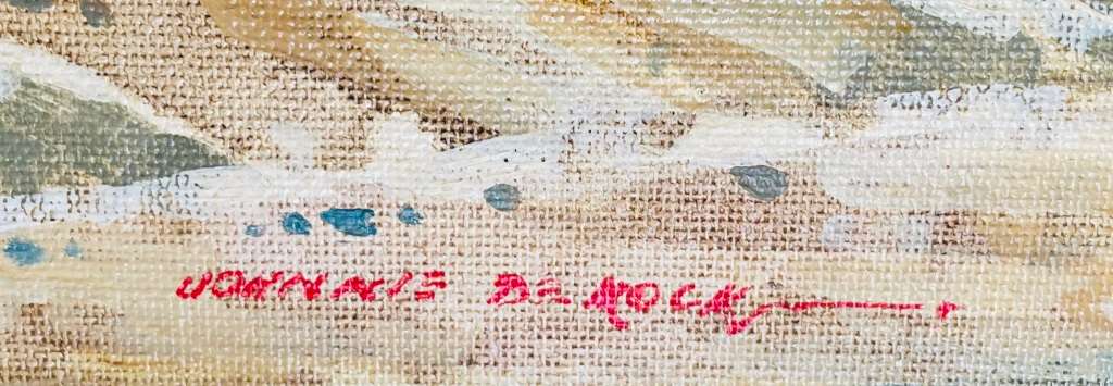 `DISTRICT 6` BY JOHNNIE DE KOCK` OIL PAINTING