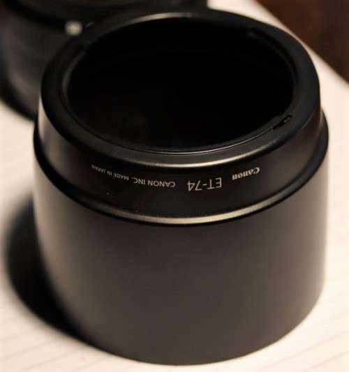 Original Canon ET-74 lens hood for 70-200L. Used