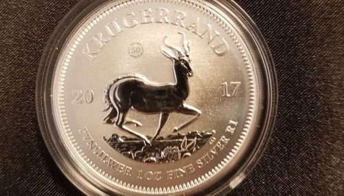2017 Silver Krugerrands 50th Anniversary With Mint Mark
