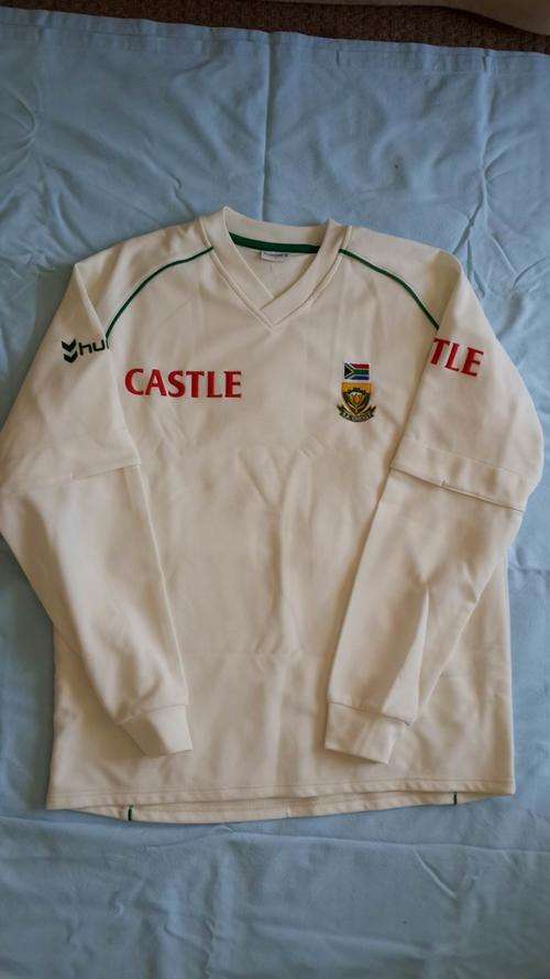 2008/2009 South Africa Player Issue Test Match Sweater made by Hummel