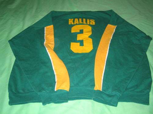 1999 Jacques Kallis Personally Signed South Africa ODI Sweater (Player Issue)!