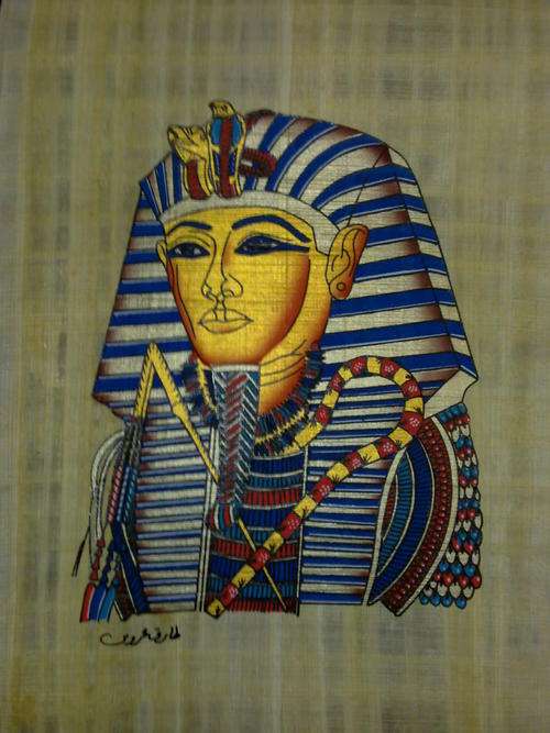 ANCIENT EGYPTIAN TRADITIONAL PAPYRUS ART