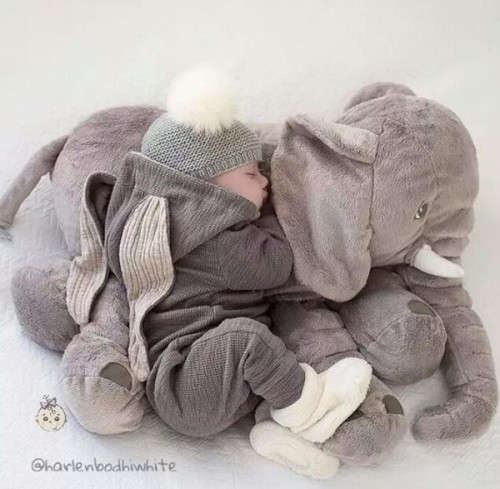 Elephant Pillow Baby Stuff Animal Doll Children Sleep Pillow Birthday Gift Product size: 60 cm