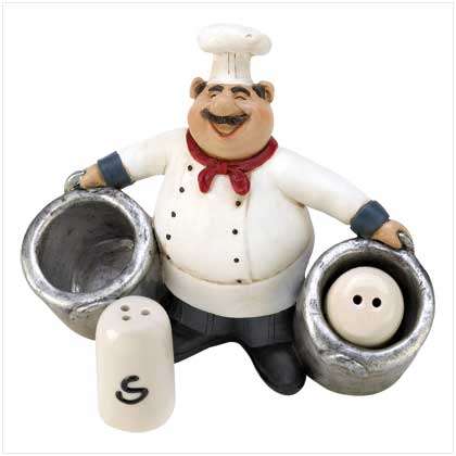 ** Read B4 Bidding ** Cheerful Chef Salt And Pepper 3-Piece Set