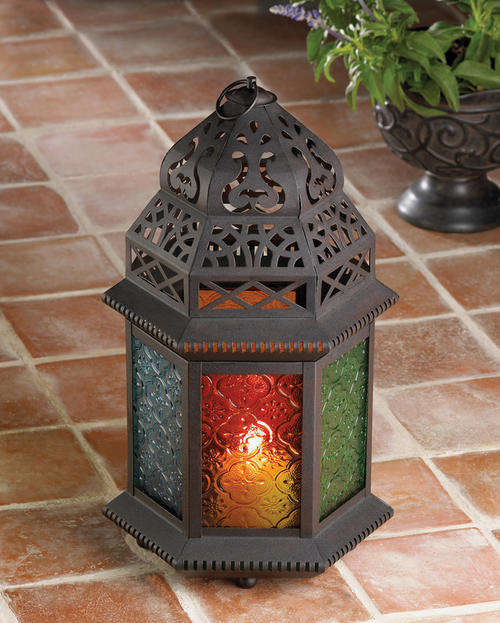 ** Read B4 Bidding ** Moroccan Tabletop Lantern