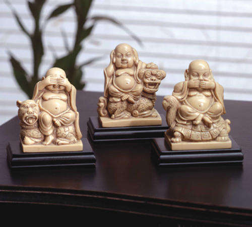 ** READ BEFORE BIDDING ** Blameless Buddha Trio / Set of 3