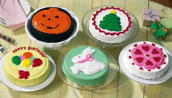 5-Pc Set Holiday Cake Pans