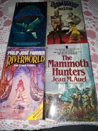 The Snow queen ;Battlestar Galactica ;Riverworld; The Mammoth Hunters