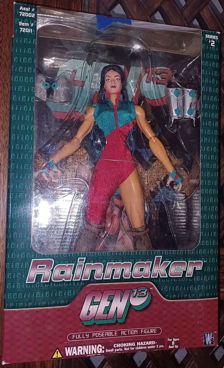 Gen 13 Series 2 Rainmaker Action Figure Wildstorm comics Rare
