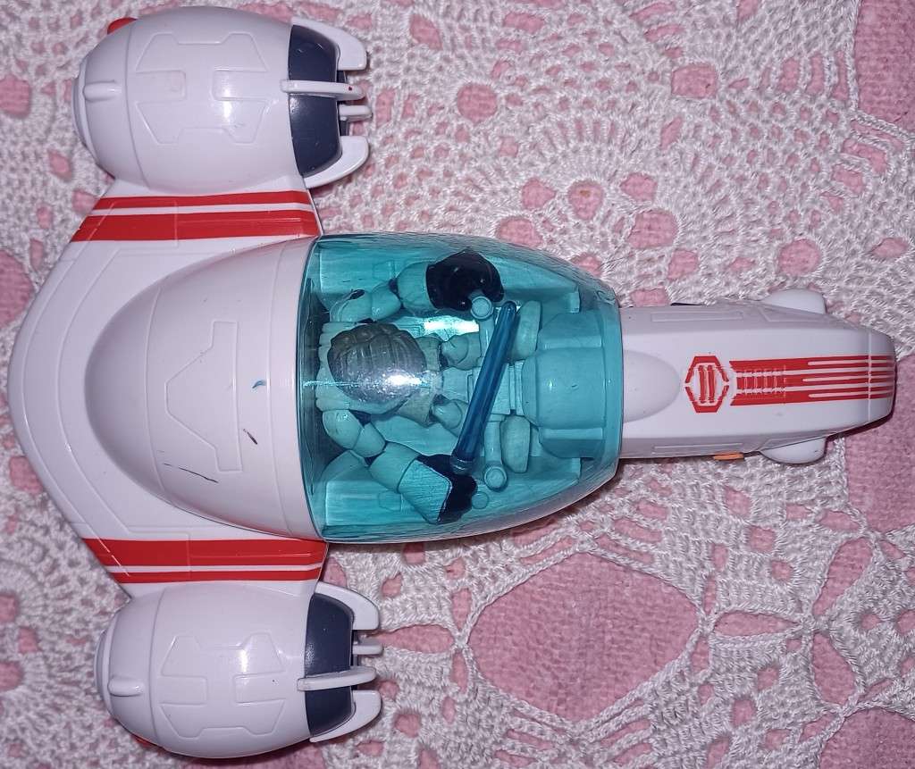 Playskool Star Wars Galactic Heroes Clone Wars Jedi Obi Wan Kenobi with freeko bike