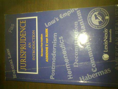 Jurisprudence - An Introduction by AE van Blerk