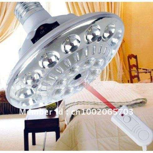 NEW!!! LED FLYING DISK REMOTE CONTROL ENERGY SAVING LAMP/BULB