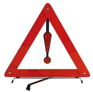 REFLECTIVE CAR TRIANGLE - A MUST HAVE FOR ALL CARS!